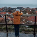 boy, child, railing, view, city, terschelling, boy, boy, boy, boy, boy, view